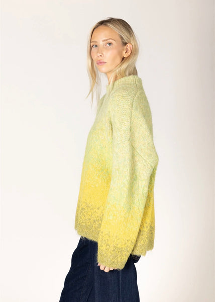 Ombré Lux mock sweater