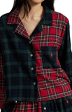Plaid Flannel Crop Top & Boxer PJ Set
