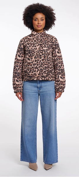 ABA QUILTED LEOPARD JACKET