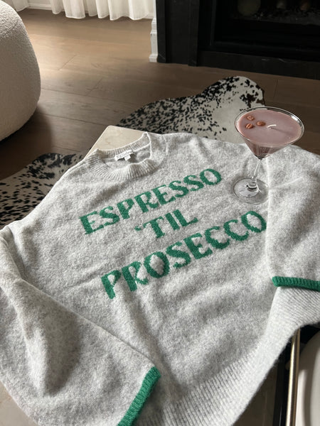 ESPRESSO TO PROSECCO SNUGGLE SWEATER
