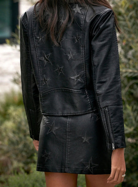 ASTERIA STAR MINI SKIRT *Last One-XS-*