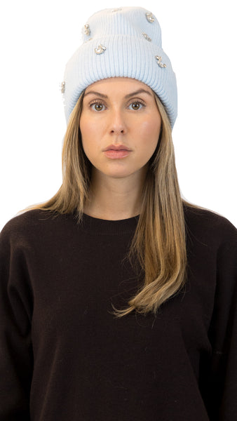 BEANIE WITH CRYSTALS