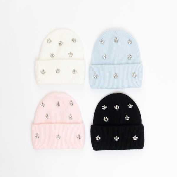 BEANIE WITH CRYSTALS