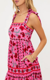 Charlotte Dress - Redwood Floral