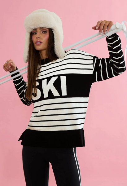 Callie SKI Sweater - Summit Stripe