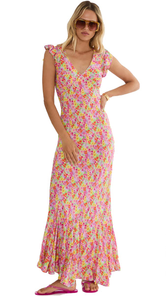 ELODIE MICRO FLORAL DRESS