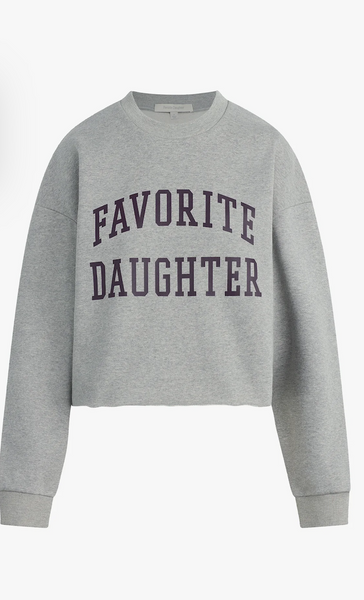 CROPPED COLLEGIATE SWEATSHIRT