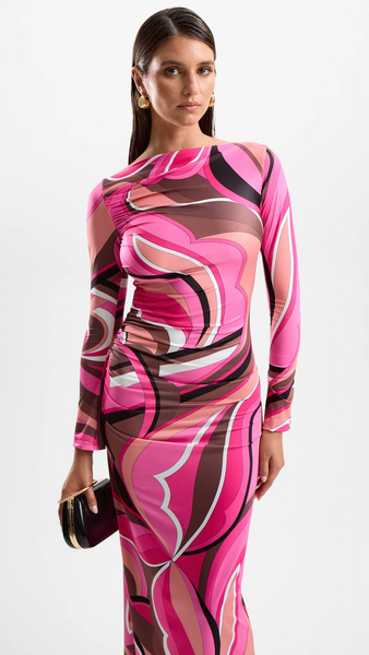 Empress Maxi Dress - Dolce Pink