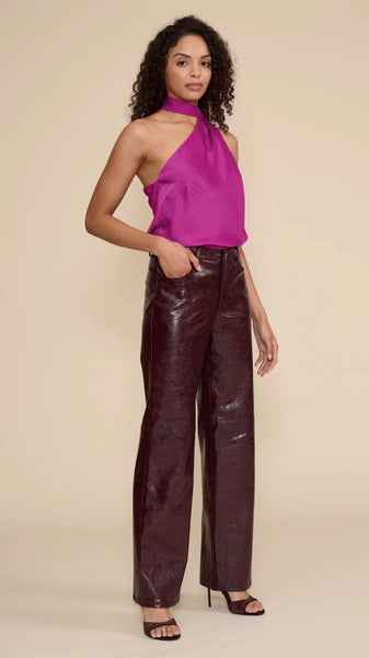 CLEO FAUX LEATHER PANT