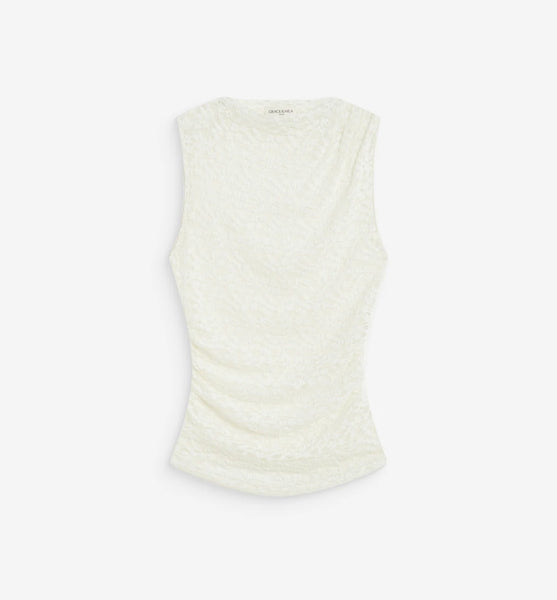 AVILA SLEEVELESS LACE TOP
