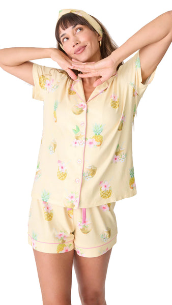 Aloha Hour 3-Piece PJ Set