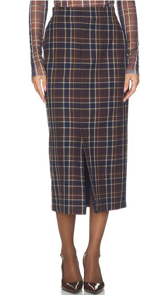 THE MEYER PLAID PENCIL SKIRT *LAST ONE - Sz 4*