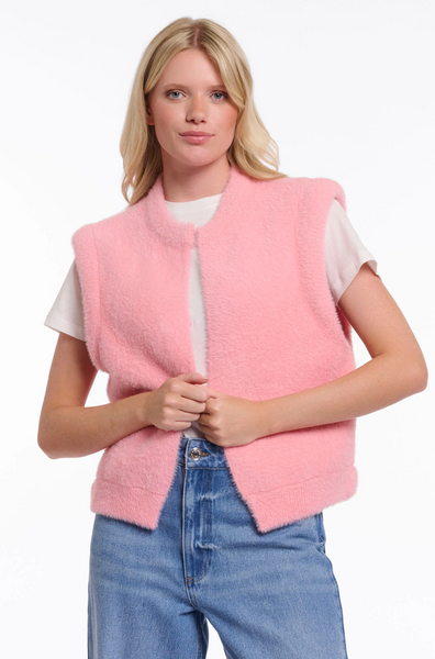 COTTON CANDY BOXY WAISTCOST VEST