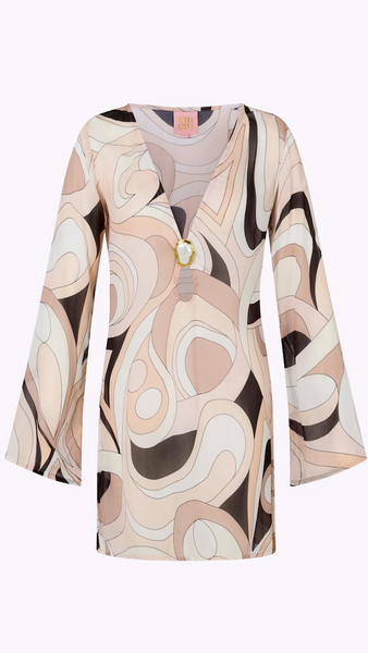 Lulu Moonstone Dress - Mars Beige