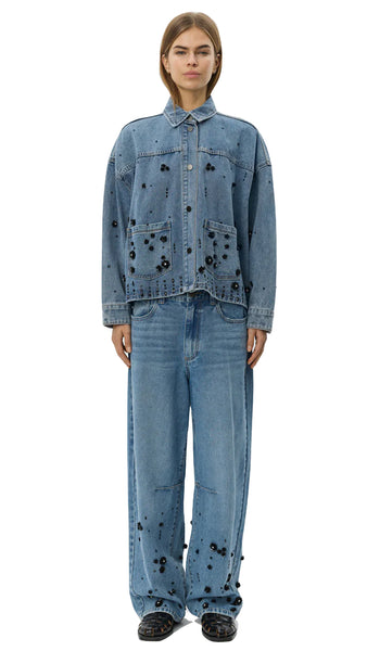 AMAYASW BOXY DENIM JACKET