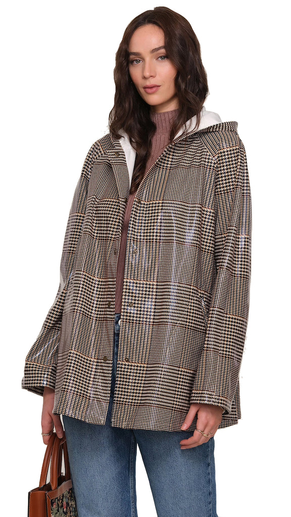 JESSE PLAID RAINCOAT