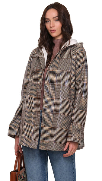 JESSE PLAID RAINCOAT