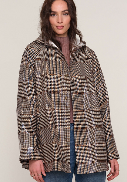 JESSE PLAID RAINCOAT
