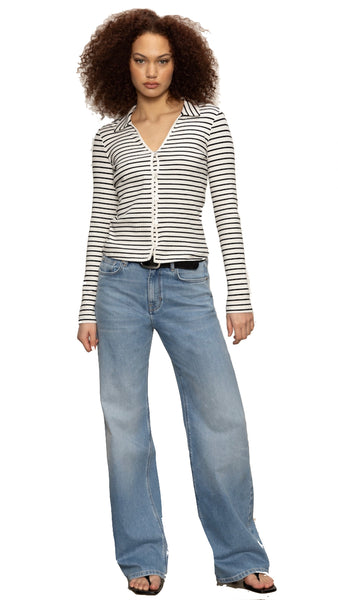 DAYDREAMER STRIPE KNIT TOP