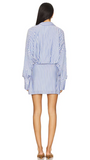 NORA STRIPE SHIRT DRESS