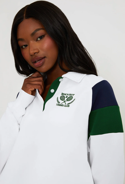 Bennet Collared Sweater Racquet Club