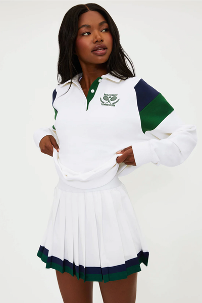 Bennet Collared Sweater Racquet Club