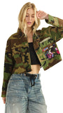 *PRE-ORDER - 10/31* Camo Sequins Contrast Jacket