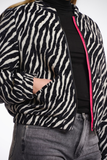 Rino & Pelle Reversible Andrea Bomber Jacket Black Zebra *LOW STOCK*