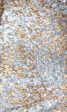 RITA MIXED METALLIC SEQUIN DRESS