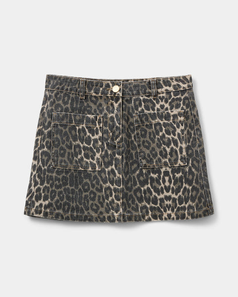 LEONASW LEOPARD SKIRT
