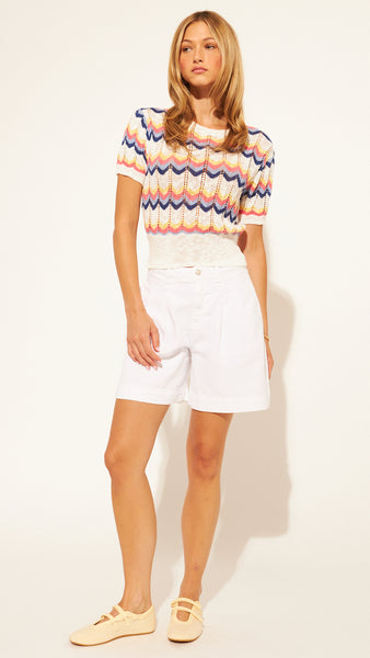 LUIGI KNIT TOP IN PUGLIA SUNSET