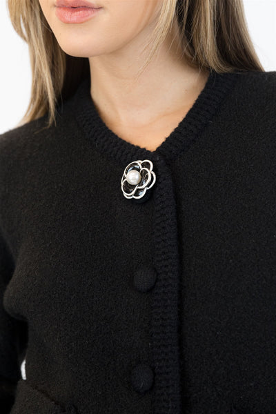 Paula Brooch Eco Cardigan