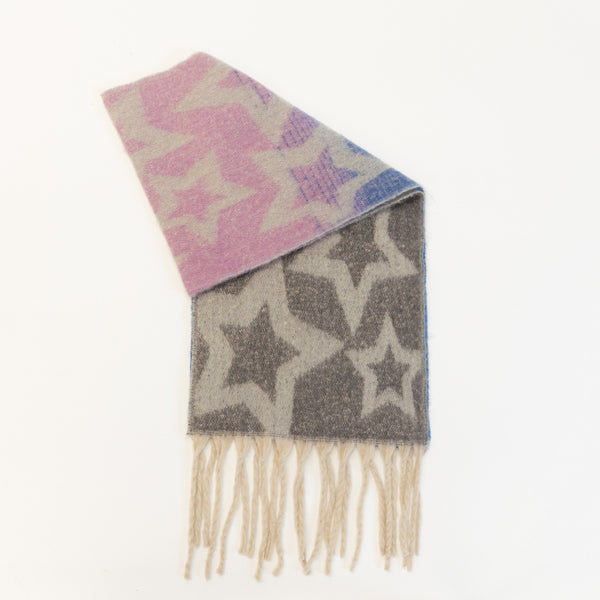 MULTI STAR PRINTED SCARF *Last One*