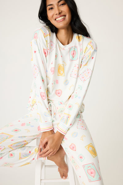 Lucky Me Tarot Card Print PJ Set