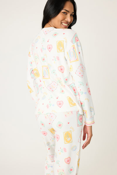 Lucky Me Tarot Card Print PJ Set