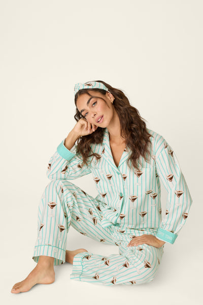 Espresso Martini 3-Piece Flannel PJ Set