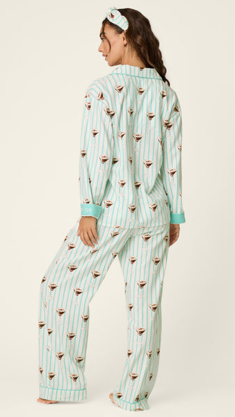 Espresso Martini 3-Piece Flannel PJ Set