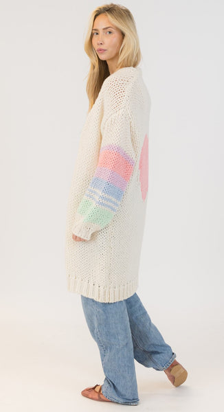 Shiloh Heart Knit Cardigan