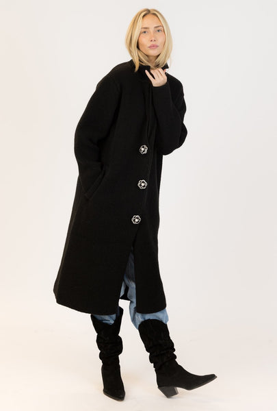 Victoria Black Eco Coat