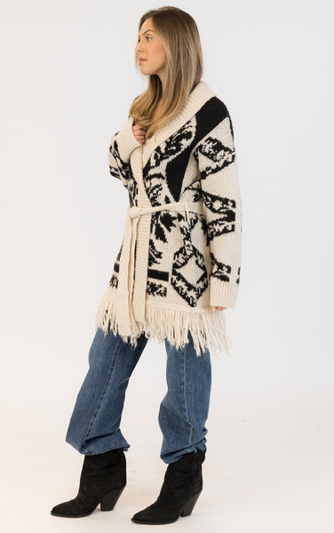 Zane Fringe Cardigan