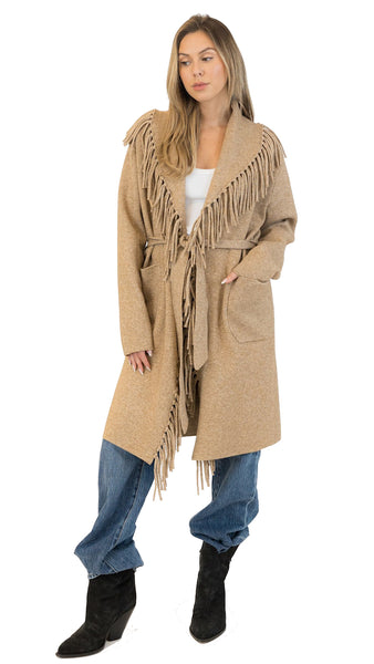 Ziggy Fringe Coat