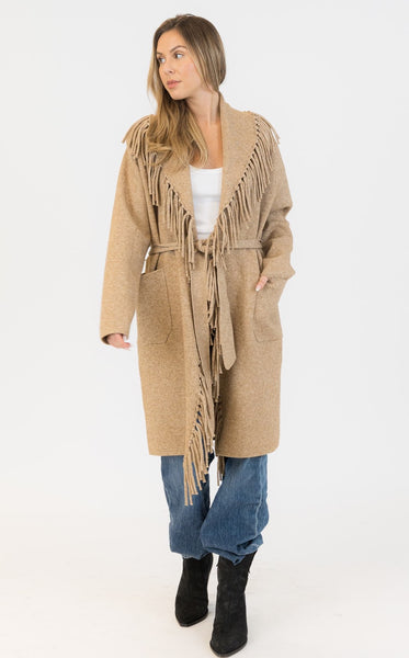 Ziggy Fringe Coat