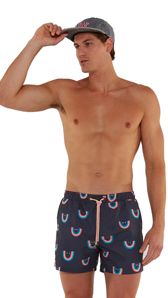 Men s Smile More Swim Shorts LAST ONE Sz 2XL