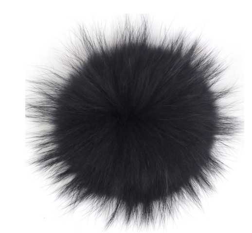 Assorted Fur Beanie Pom Poms