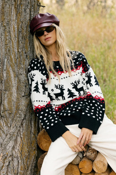 Remington Sweater in Twilight Fairisle