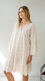 NORA DRESS - WHITE *LAST ONE*