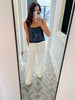 CLARA SEQUINED TOP