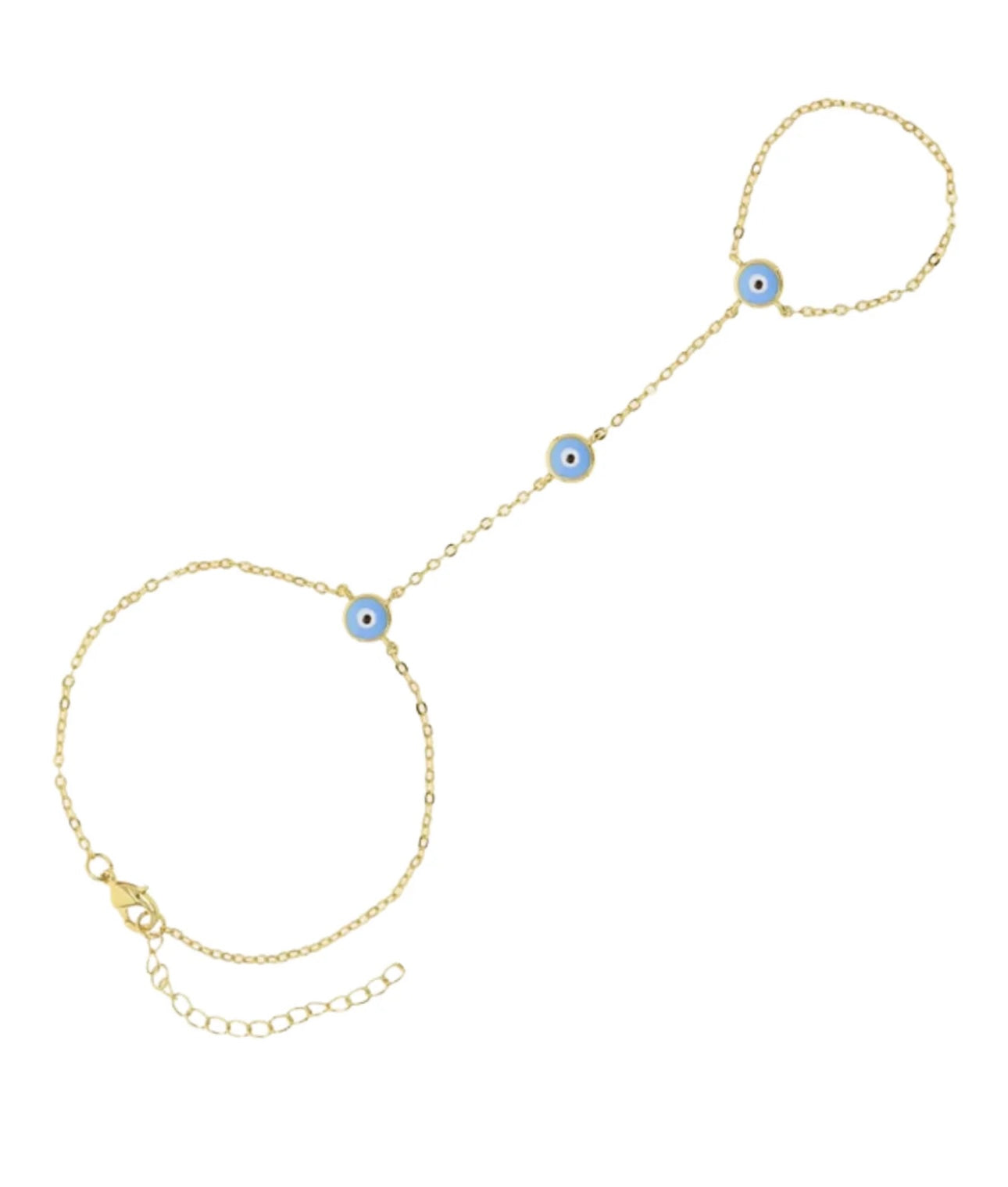 THE EVIL EYE HAND CHAIN – Flying Flamingos