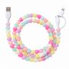 UNIVERSAL PHONE CORD CHARGER - HEARTS
