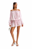 CHLOE MINI DRESS - DECO PINK